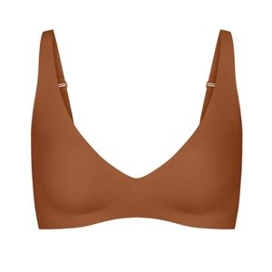 SKIMS Naked Plunge Bralette Bronze S-DD